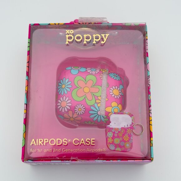 NIP xo Poppy Airpod Case‎ 1st & 2nd Generation AirPods - Picture 1 of 2